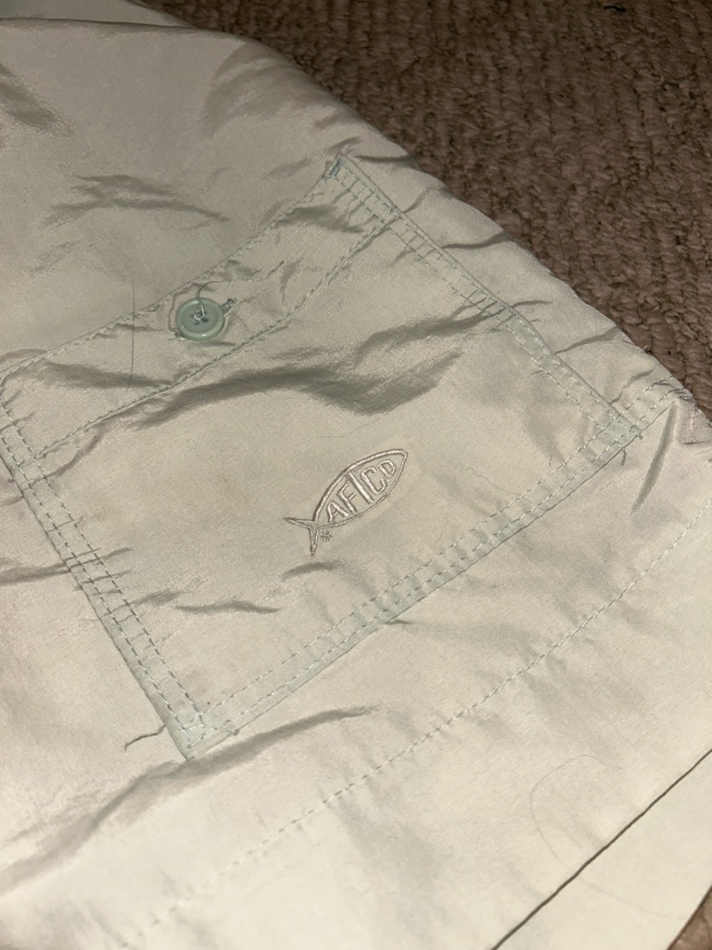 AFTCO mint green shorts - Picture 3 of 6